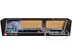 Peterbilt 389 36 Flat Top Sleeper with Utility Dual 28 5 Flatbed Trailers with Hay Loads Pacific Blue Metallic with White Stripes 1/64 Diecast Model DCP/First Gear 60-1831