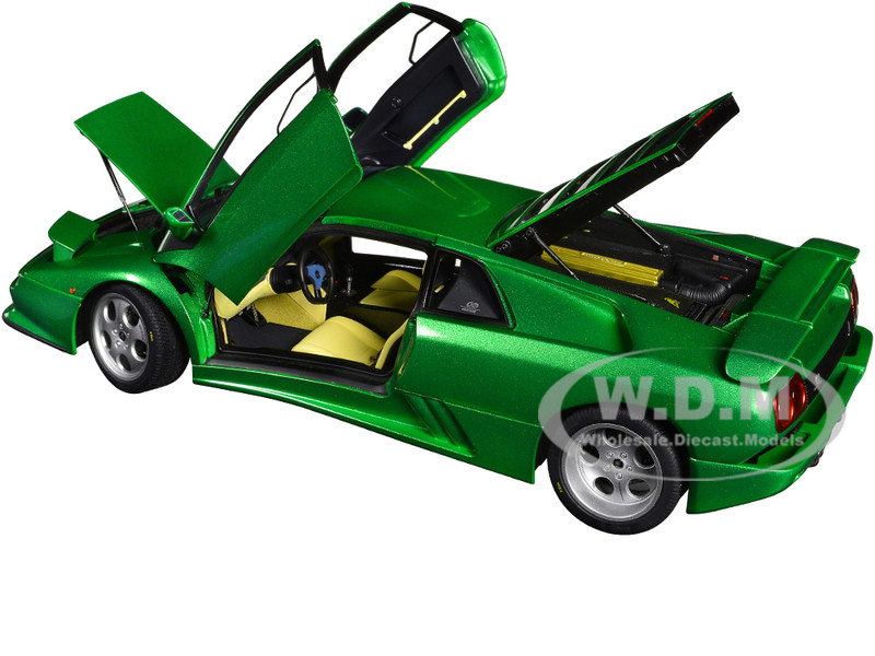 LAMBORGHINI DIABLO SE30 GREEN METALLIC 1/18 MODEL CAR BY AUTOART
