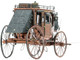 Model Kit Wild West Stagecoach Moderate Difficulty Steel Model Metal Earth MMS189