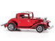 Model Kit 1932 Ford Coupe Red Moderate Difficulty Steel Model Metal Earth MMS198