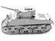 Model Kit American Sherman Tank Moderate Difficulty Steel Model Metal Earth MMS204