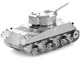 Model Kit American Sherman Tank Moderate Difficulty Steel Model Metal Earth MMS204