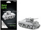 Model Kit American Sherman Tank Moderate Difficulty Steel Model Metal Earth MMS204