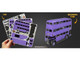Model Kit Knight Bus Purple Harry Potter and the Prisoner of Azkaban 2004 Movie Moderate Difficulty Steel Model Metal Earth MMS464