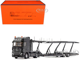 Mercedes-Benz Actros AMG Auto Transporter Silver Metallic 1