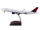 Airbus A330 300 Commercial Aircraft Delta Air Lines N829NW White with Blue and Red Tail Gemini 200 Series 1/200 Diecast Model Airplane GeminiJets G2DAL1119