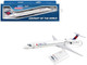 McDonnell Douglas MD 88 Commercial Aircraft Delta Air Lines N939DL White with Blue and Red Tail Snap Fit 1/150 Plastic Model Skymarks SKR648
