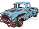 1955 GMC Blue Chip Pickup Truck Matt Blue (Rusted) "Weathered Treasures" Series 1/24 Diecast Model Car Motormax 79071BL