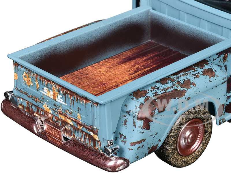 1955 GMC Blue Chip Pickup - Light Blue 1:24 Scale