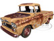 1958 Chevrolet Apache Fleetside Pickup Brown Rusted Weathered Treasures Series 1/24 Diecast Model Car Motormax 79072BRN