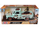 1966 Chevrolet C10 Fleetside Pickup Truck Light Green Rusted Weathered Treasures Series 1/24 Diecast Model Car Motormax 79073LTGRN