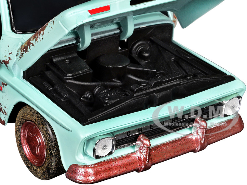 1966 Chevrolet C10 Fleetside Pickup Truck Light Green