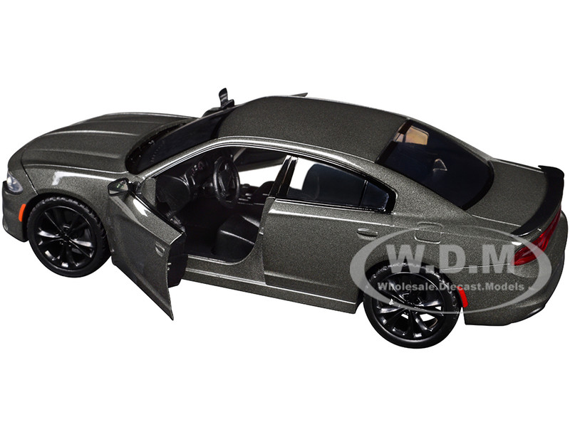 2023 DODGE CHARGER SXT GRAY 1/24 DIECAST MODEL CAR BY