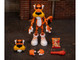 Chester Cheetah 5 5 Glow in the Dark Figure with Accessories and Alternate Head and Hands Flamin Hot Cheetos Crunchy Model Jada JA34049