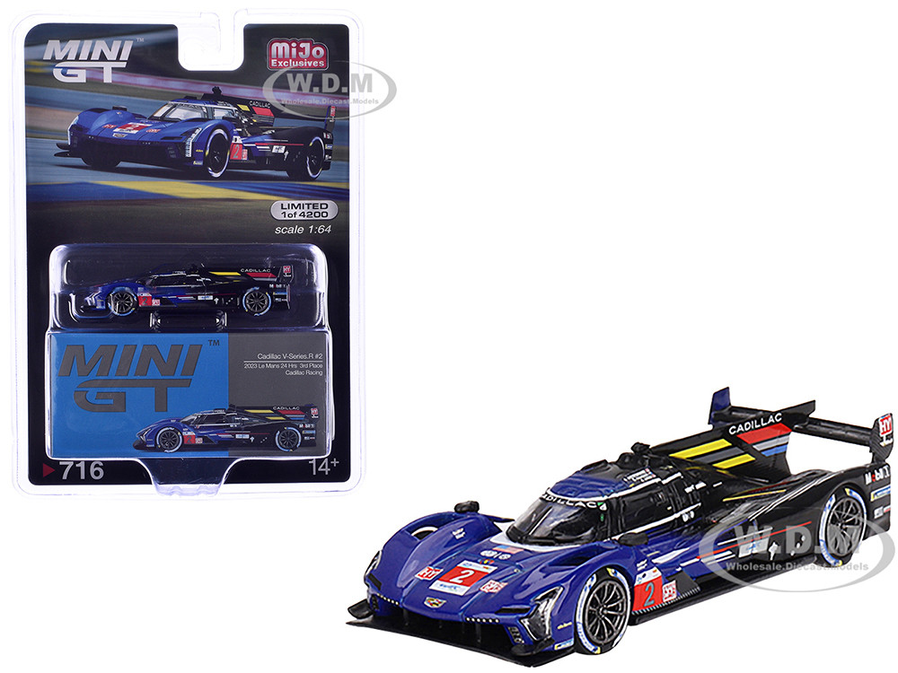 ミニカー　1/43 Cadillac V-Series.R CADILLAC RACING 3rd 24H Le Mans 2023 E. Bamber - A. Lynn - R. Westbrook #2 [S8720] Cadillac V-Series.R Cadillac Racing 3° Le Mans 2023 - scale