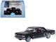 1963 Chevrolet Corvair Coupe Tuxedo Black with Red Interior 1/87 HO Scale Diecast Model Car Oxford Diecast 87CH63004 1963 Chevrolet Corvair Coupe Tuxedo Black with Red Interior 1/87 HO Scale Diecast Model Car Oxford Diecast 87CH63004