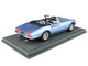 1966 Ferrari 365 California Convertible S N 08347 Geneve Motor Show Light Blue Metallic with DISPLAY CASE Limited Edition to 200 pieces Worldwide 1/18 Model Car BBR BBR1814F