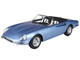 1966 Ferrari 365 California Convertible S N 08347 Geneve Motor Show Light Blue Metallic with DISPLAY CASE Limited Edition to 200 pieces Worldwide 1/18 Model Car BBR BBR1814F