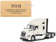 Kenworth T680 Truck Tractor Pearl White Transport Series 1/50 Diecast Model Diecast Masters 71119