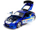 2003 Nissan 350Z Exedy Racing Clutch Candy Blue and White JDM Tuners Series 1/24 Diecast Model Car Jada 35959