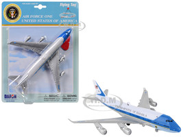 United States Air Force One Aircraft Flying Toy White and Blue Plastic Model Airplane Daron SD3004