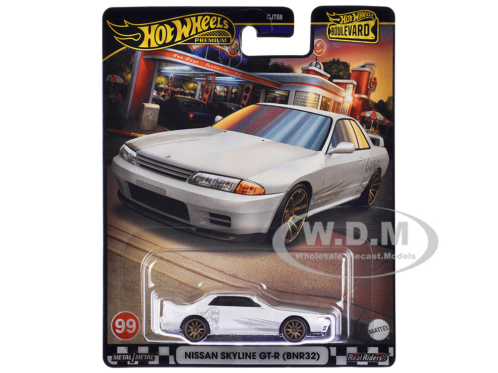 Nissan Skyline GT-R (BNR32) RHD (Right Hand Drive) White with Graphics  