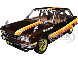 1970 Datsun 510 #70 Black and White 