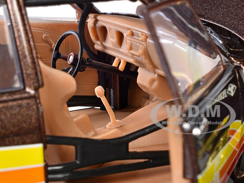 1970 Datsun 510 #5 Brown Metallic with Stripes Limited Edition to