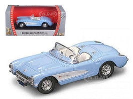 1957 Chevrolet Corvette Blue 1/43 Diecast Model Car Road Signature 94209