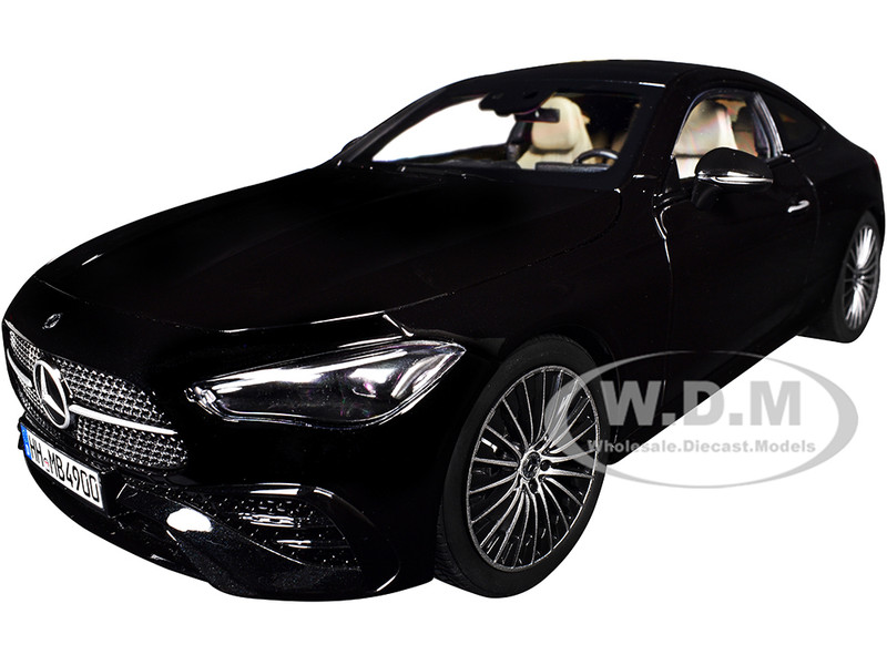 Mercedes-Benz CLE Coupe ミニカー 2024 Mercedes-Benz CLE Coupe Obsidian Black Metallic 1/18