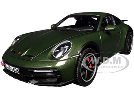 2023 Porsche 911 Dakar Oakgreen Metallic 1/18 Diecast Model Car Norev 187241