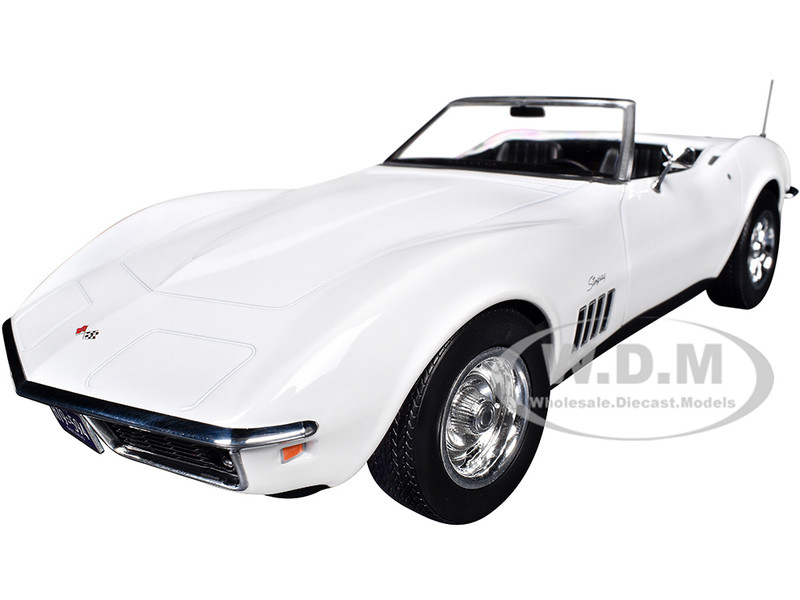 1969 Chevrolet Corvette Convertible Can Am White 1/18 Diecast Model Car Norev 189038