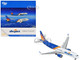 Boeing 737 MAX 200 Commercial Aircraft Allegiant Air N810MG White and Blue 1/400 Diecast Model Airplane GeminiJets GJ2285