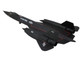 Lockheed SR 71B Blackbird Stealth Aircraft 9th Strategic Reconnaissance Wing Beale Air Base Gumby United States Air Force 1/200 Diecast Model Airplane Herpa HE573290
