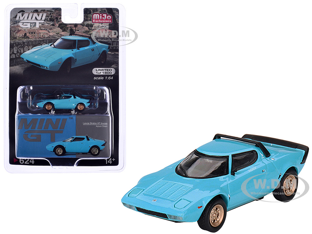 MINI GT ランチア ストラトス ストラダーレ アズーロキアーロ　チェイス MINI GT ランチア ストラトス ストラダーレ アズーロキアーロ