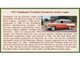 1957 President Broadmoor Station Wagon Orange with White Top Limited Edition to 250 pieces Worldwide 1/43 Model Car by Esval Models EMUS43008A