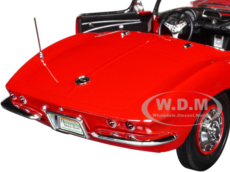 1962 CHEVROLET CORVETTE CONVERTIBLE MAROON 