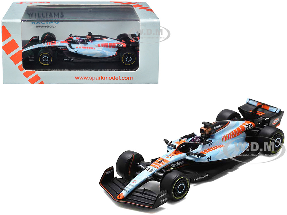 Williams FW45 23 Alex Albon Formula One F1 "Singapore GP" (2023) 1/64