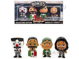 Homies Big Headz Series 4 Collector s Edition 4 Pack of Figures Homies 20486