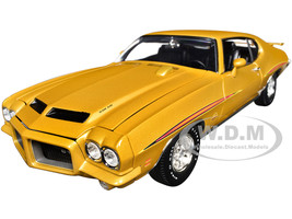 1971 Pontiac GTO Judge Quezal Gold Metallic Limited Edition to 366 pieces Worldwide 1/18 Diecast Model Car ACME A1801225