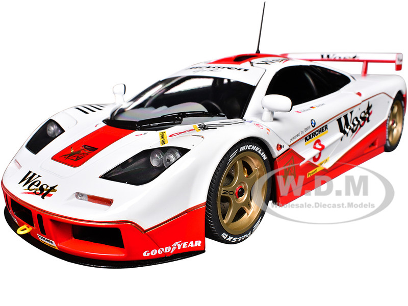 McLaren F1 GTR Short Tail #8 John Nielsen Thomas Bscher BPR Global GT Series 1995 Competition Series 1/18 Diecast Model Car Solido S1804107