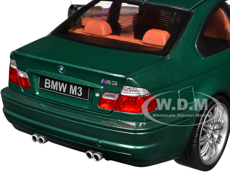 2000 BMW E46 M3 Coupe Oxford Green Metallic 1/18 Diecast