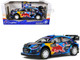 Ford Puma Rally1 Hybrid #8 Ott Tanak Martin Jarveoja Winner Rally Sweden 2023 Competition Series 1/18 Diecast Model Car Solido S1809503