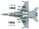 McDonnell Douglas F A 18C Hornet Aircraft VMFA 323 Death Rattlers 2021 United States Marines Air Power Series 1/72 Diecast Model Hobby Master HA3583