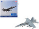 McDonnell Douglas F A 18C Hornet Aircraft VMFA 323 Death Rattlers 2021 United States Marines Air Power Series 1/72 Diecast Model Hobby Master HA3583
