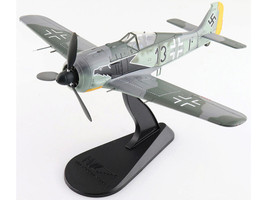 Focke Wulf Fw 190A 3 Fighter Aircraft 8 Staffel Jagdgeschwader 2 8 JG 2 World War II German Luftwaffe Air Power Series 1/48 Diecast Model Hobby Master HA7429