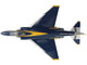 McDonnell Douglas F 4J Phantom II Fighter Bomber Aircraft Blue Angels Cdr Harley Hall 1970 to 1971 Season United States Navy Air Power Series 1/72 Diecast Model Hobby Master HA19059