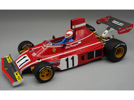 Ferrari 312 B3 #11 Clay Regazzoni Winner Formula One F1 German GP 1974 with Driver Mythos Series Limited Edition to 95 pieces Worldwide 1/18 Model Car Tecnomodel TMD18-313B