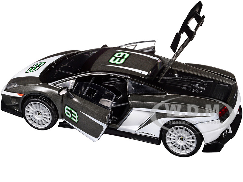 Lamborghini Gallardo LP 560-4 Super Trofeo #63 Gray Metallic