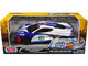 2020 Chevrolet Corvette #28 White with Blue Graphics GT Racing Series 1/24 Diecast Model Car Motormax 73794